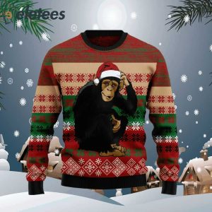 Gorilla ugly shop christmas sweater