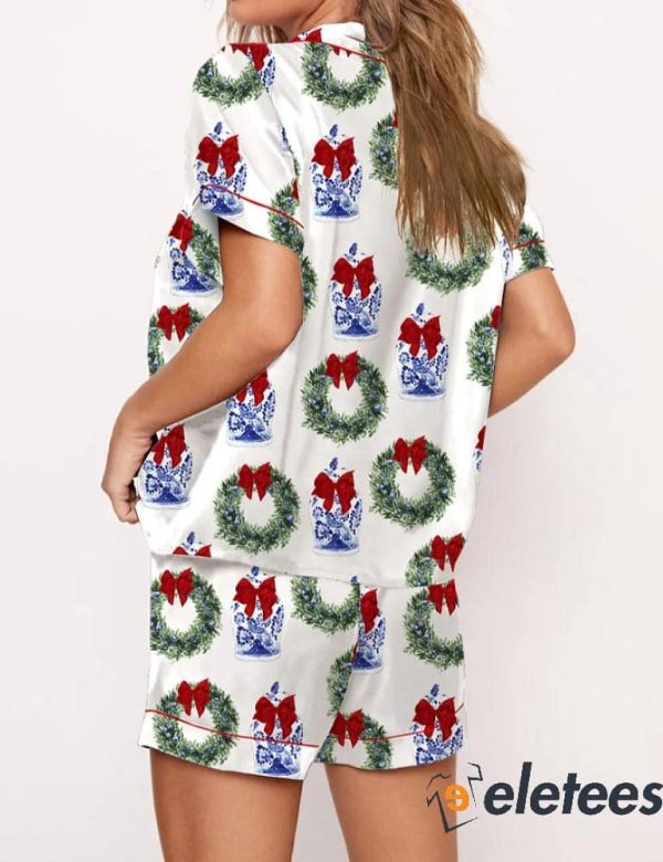 Chinoiserie Christmas Pajama Set