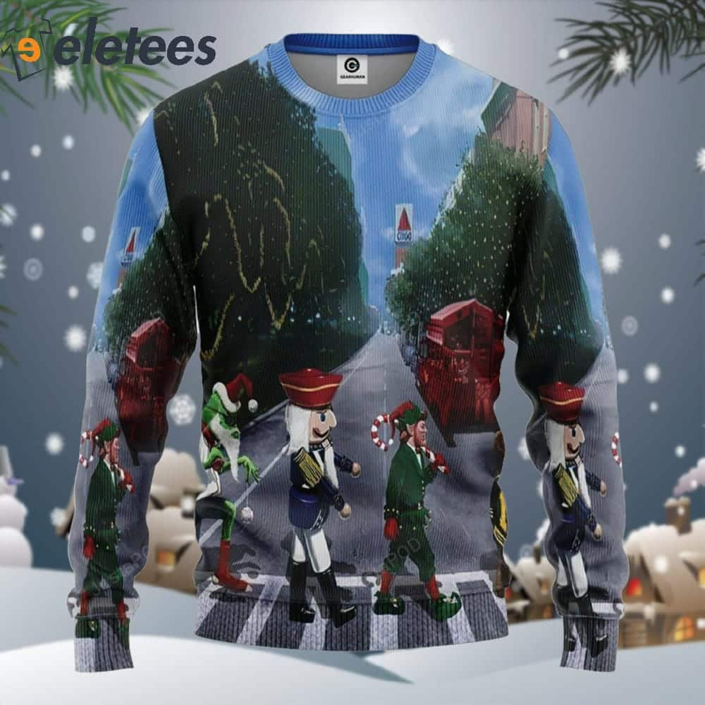 Abbey road sale ugly christmas sweater