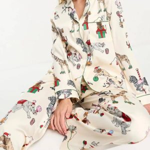 Christmas Circus Pajama Set 1