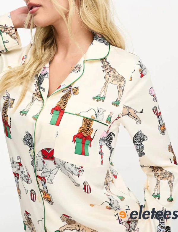 Christmas Circus Pajama Set