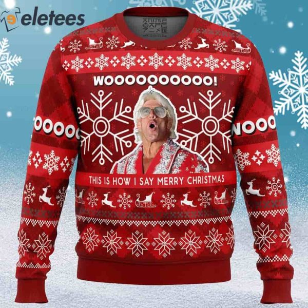 Christmas Flair Pro Wrestling Ugly Christmas Sweater