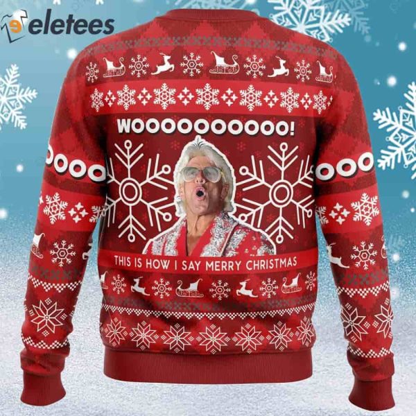 Christmas Flair Pro Wrestling Ugly Christmas Sweater