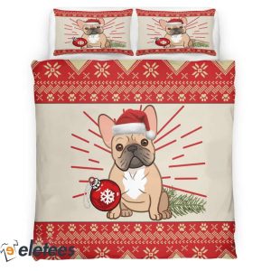 Christmas French Bulldog Bedding Set 4