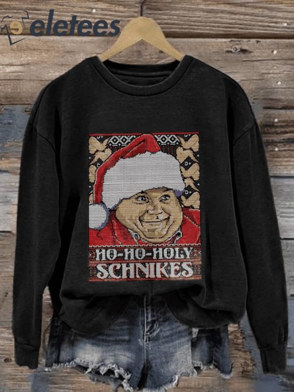 Christmas Ho Ho Holy Print Sweatshirt