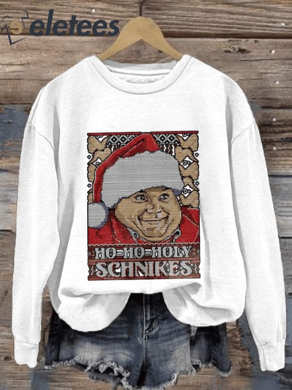 Christmas Ho Ho Holy Print Sweatshirt