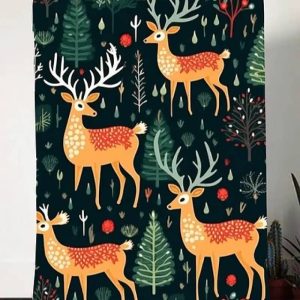Christmas Reindeer Blanket