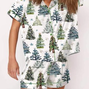 Christmas Tree Pajama Set 1