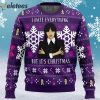 Christmas Wednesday Adams Family Ugly Christmas Sweater