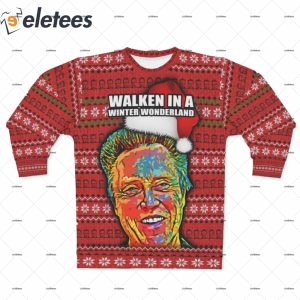 Christopher Walken In A Winter Wonderland Ugly Christmas Sweater 1