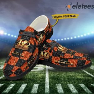 Cincinnati Bengals NFL Personalized Dude Shoes 2