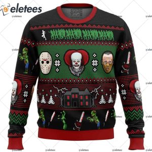 Classic Horror Christmas Ugly Christmas Sweater