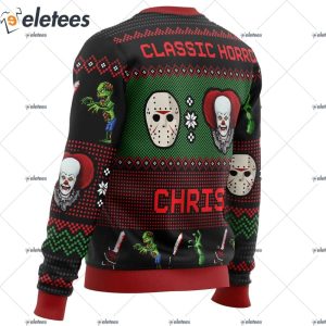 Classic Horror Christmas Ugly Christmas Sweater 3