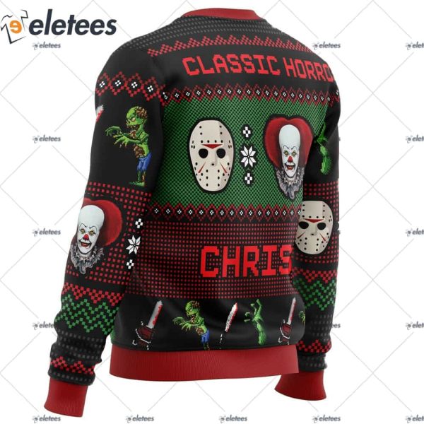 Classic Horror Christmas Ugly Christmas Sweater