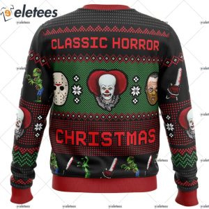 Classic Horror Christmas Ugly Christmas Sweater 4