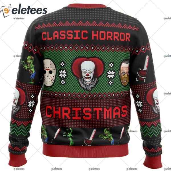 Classic Horror Christmas Ugly Christmas Sweater