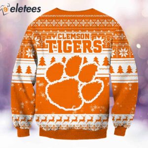 Clemson Grnch Christmas Ugly Sweater 3