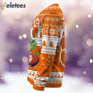 Clemson Grnch Christmas Ugly Sweater 4