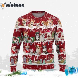 Corgi Ugly Christmas Sweater 2