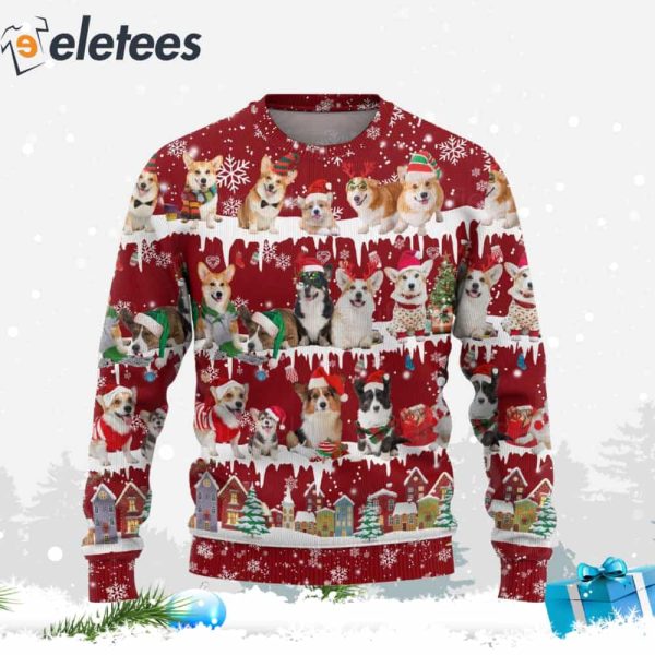 Corgi Ugly Christmas Sweater