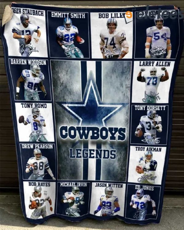 Cowboys Legends Blanket