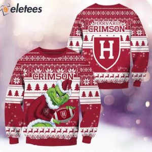 Crimson Grnch Christmas Ugly Sweater 2