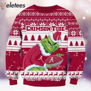 Crimson Tide Grnch Christmas Ugly Sweater