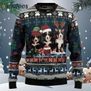 Cute Bernese Mountain Dog Christmas Ugly Christmas Sweater