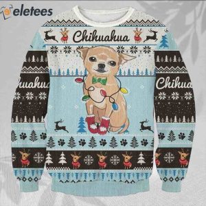 Cute Chihuahua Ugly Christmas Sweater 2