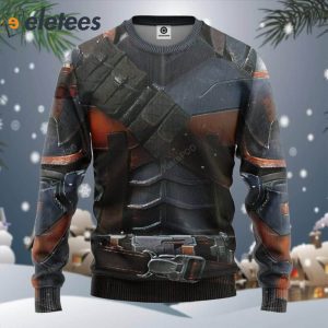DC Deathstroke Suit Ugly Christmas Sweater 1