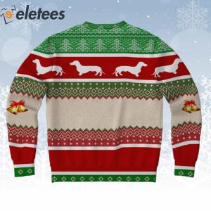 Dachshund Merry Woofmas Ugly Christmas Sweater 2