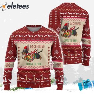 Dachshund Ugly Christmas Sweater 1