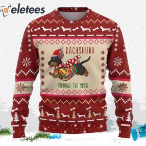 Dachshund Ugly Christmas Sweater 2