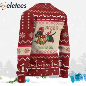 Dachshund Ugly Christmas Sweater 3