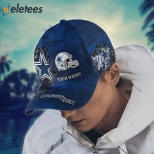 Dallas Cowboys America's Team Custom Name 3D Cap