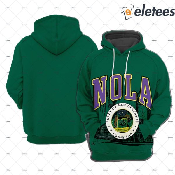 Damian Lillard Milwaukee Bucks NOLA Green Hoodie