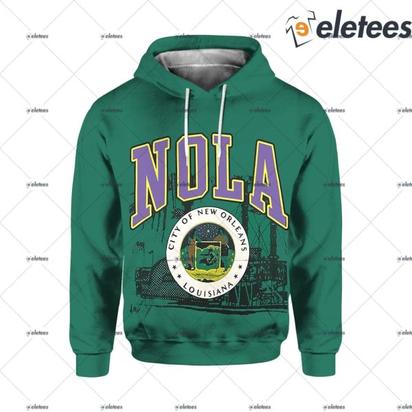 Damian Lillard Milwaukee Bucks NOLA Green Hoodie