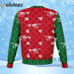 Dank Tree Rex Athletic Ugly Christmas Sweater 2