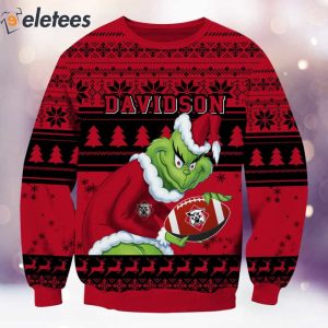 Davidson Grnch Christmas Ugly Sweater