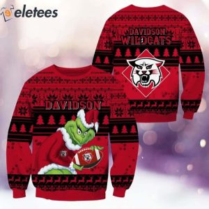 Davidson Grnch Christmas Ugly Sweater 2