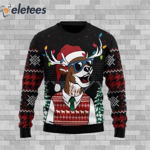 Deer Funny Ugly Christmas Sweater 2