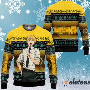 Denji Chainsaw Man Ugly Christmas Sweater 2