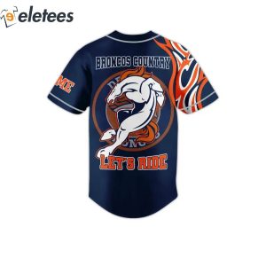 Personalized Denver Broncos Baseball Jersey shirt for fans -Jack