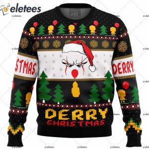 Derry Pennywise Christmas Ugly Christmas Sweater