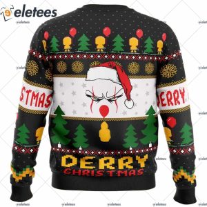 Derry Pennywise Christmas Ugly Christmas Sweater 2