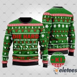 Die Hard Yippee Ki Yay Ugly Christmas Sweater 1
