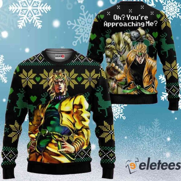 Dio Brando Anime Ugly Christmas Sweater