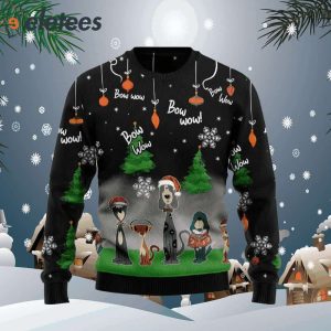 Dog Bow Wow Ugly Christmas Sweater