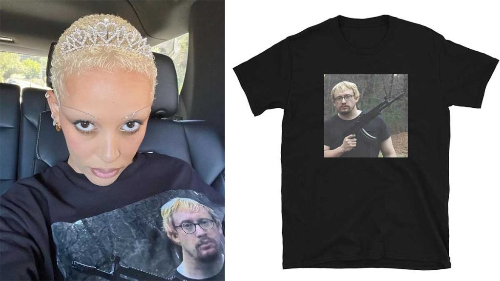 Doja Cat Sam Hyde Neo Nazi Shirt