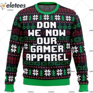 Don We Now Our Gamer Ugly Christmas Sweater 1